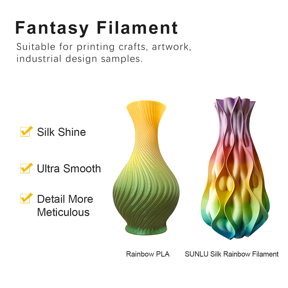 SUNLU Lụa PLA 3D Dây Tóc 1.75M - đánh giá và giá 3D Printing Nylon
