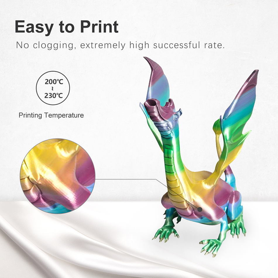 SUNLU Lụa PLA 3D Dây Tóc 1.75M - đánh giá và giá 3D Printing Nylon